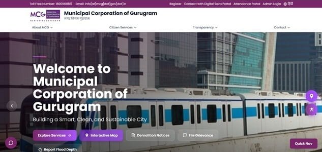 Municipal Corporation Gurugram: Address, Property Tax, Bill Payment, Login Guide